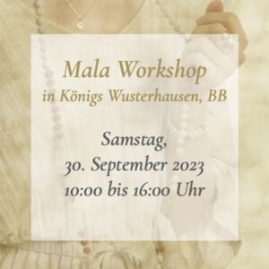 Mala Workshop in Brandenburg // NUR NOCH 1 PLATZ!